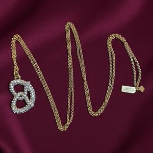 Kate Spade *Rare* Salted Pretzel Pendant Necklace